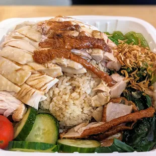 Poached and Roasted Chicken