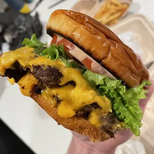 Double California burger