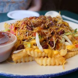 Chili cheese nachos (fries)
