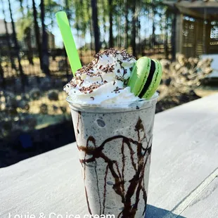 Mint Oreo specialty shake for March