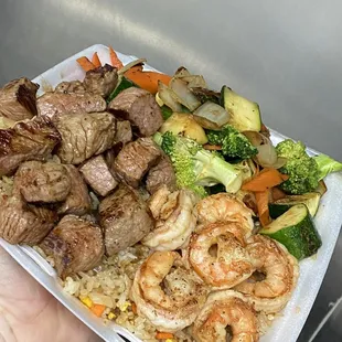 Combo hibachi