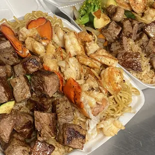 Trio hibachi