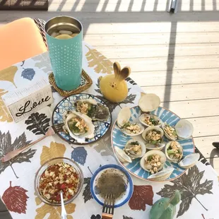 Vietnamese style : grill then put green onio mix oil, peanut on top, fish sauce or salt and pepper mix with lemon sauce.