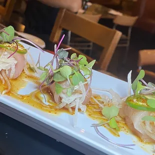 Yellowtail jalapeños wraps