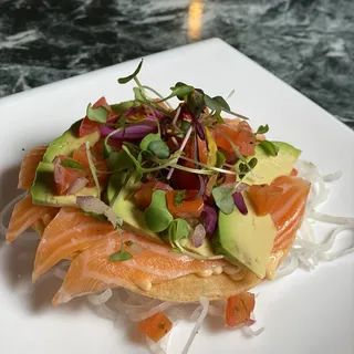 Salmon Tostada