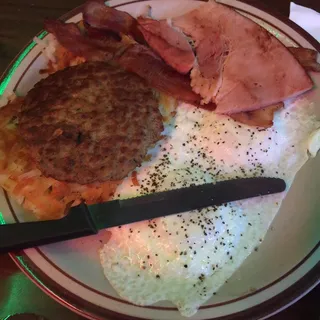 2 Eggs with Triple Pig Breakfast