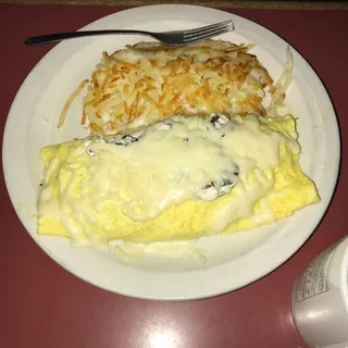 Spinach & Feta Cheese Omelet