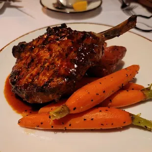 Heritage  Berkshire pork chop (entree)