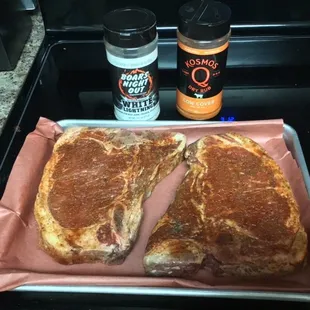 Got these T-Bones from Louie&apos;s few days ago.  They were great.