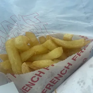 Their fries are so golden and fried to perfection!