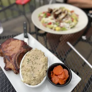 Pork chop special August 2024 and coconut chicken salad