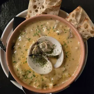 Awesome food. Best clam chowder EVER!!