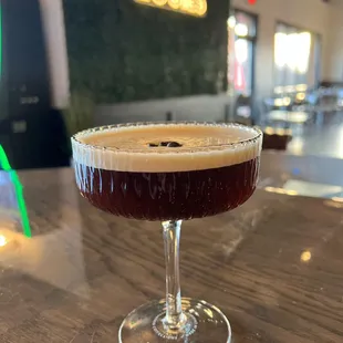 Guest favorite!! Viva la Noche (espresso martini)