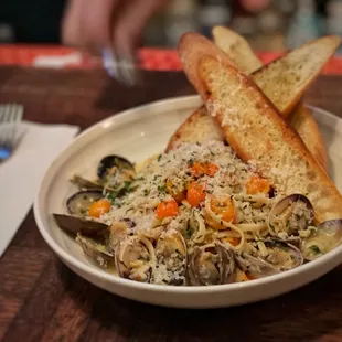 Saturday supper linguine claims