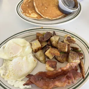 pancakes, food