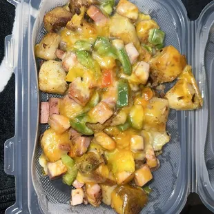 Loaded hashbrowns plus