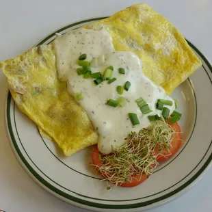 Seafood Louie Omelette