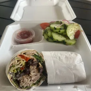 Spicy Chicken Wrap