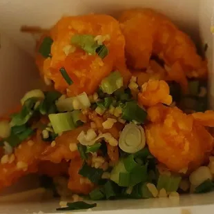 This Garlic onion shrimp came packed but I had to take a photo in disbelief of how delicious it was