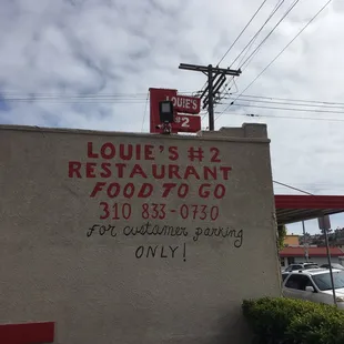 Exterior signage