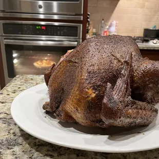 Smoked Thanksgiving turkey from Louie's Craft BBQ!!