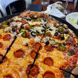 Incredibly good pizza and company
