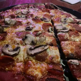 pizza, food
