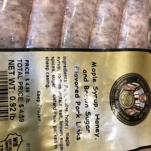 the price of sausage