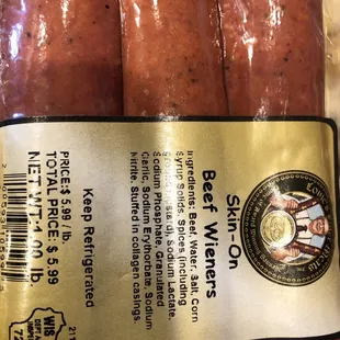 Big beef wieners