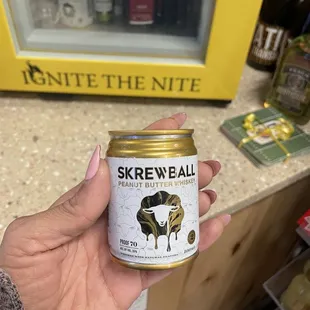 Skrewball  Peanut Butter Whiskey  100ml  2 servings per can