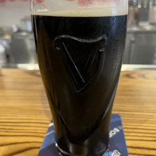 Guinness on tap