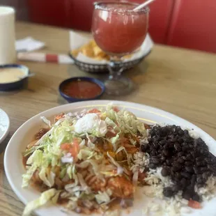 Chicken enchiladas
