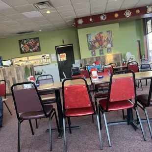 Partial dining area