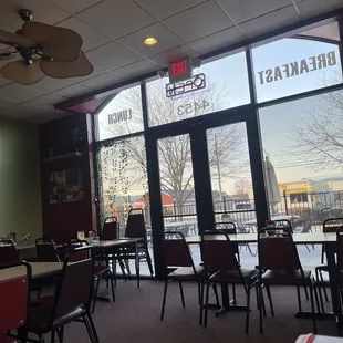 Dining area and back patio