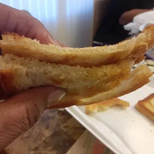 The toast that came with my breakfast.