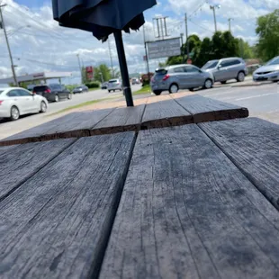 Outside seating