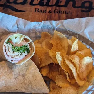 Ham &amp; Turkey Wrap
