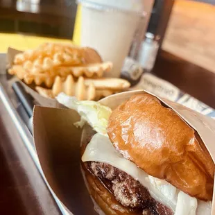 Burger fries &amp; shake