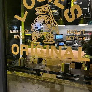 a reflection in the window