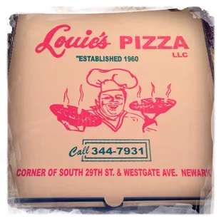 a picture of a pizza box