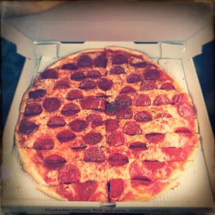 15" pepperoni and cheese