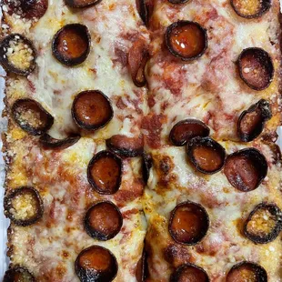 pizza, food