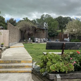 outside