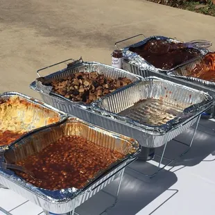 Baby shower catered by Louie's Smokin BBQ