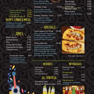 Food menu