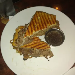 French dip panini