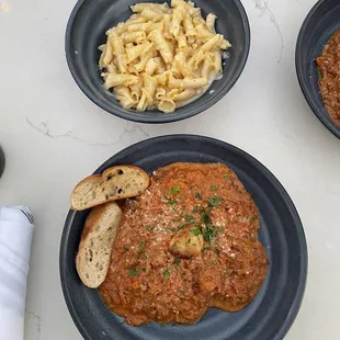 4 Pork Gnocchi and GOUDA MAC &amp; CHEESE