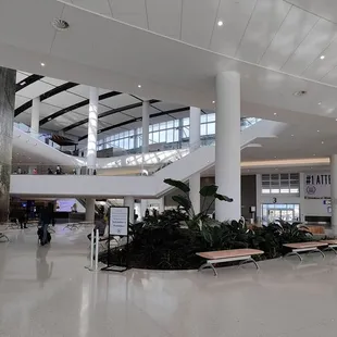 View of the airport lobby