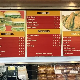 Louis Burger Menu 8/30/22