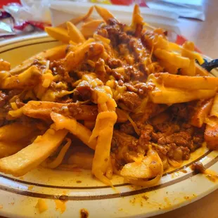 Chilli cheese fries